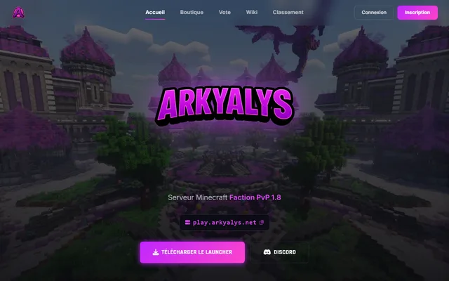 Site web Arkyalys